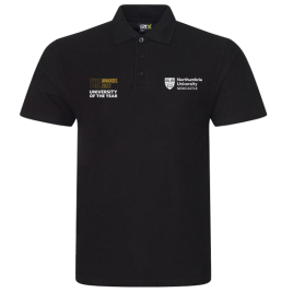 University Of The Year Polo, polo, t shirt, black, university of the year