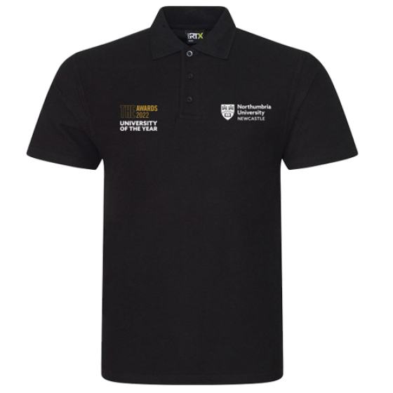 University Of The Year Polo, polo, t shirt, black, university of the year